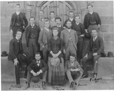 Berne, Dagmar with 2nd Year Medical Students 1886